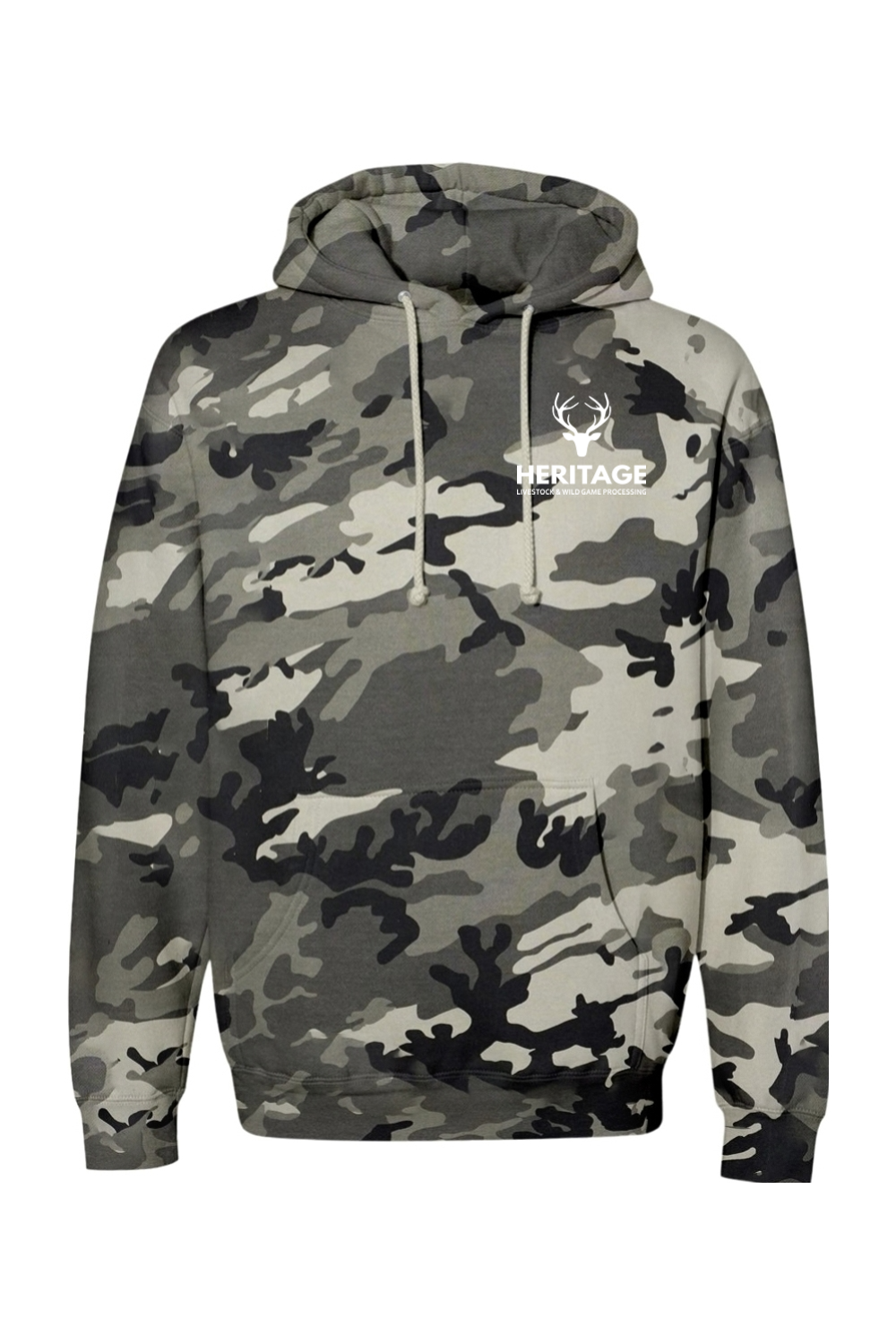 Camo Heavyweight Hooded Sweatshirt