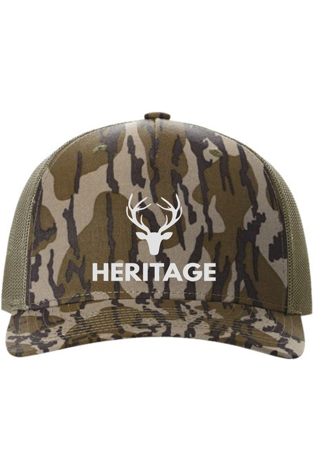 Camo 5-Panel Trucker Cap