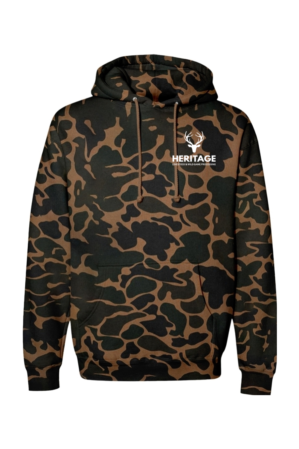 Camo Heavyweight Hooded Sweatshirt