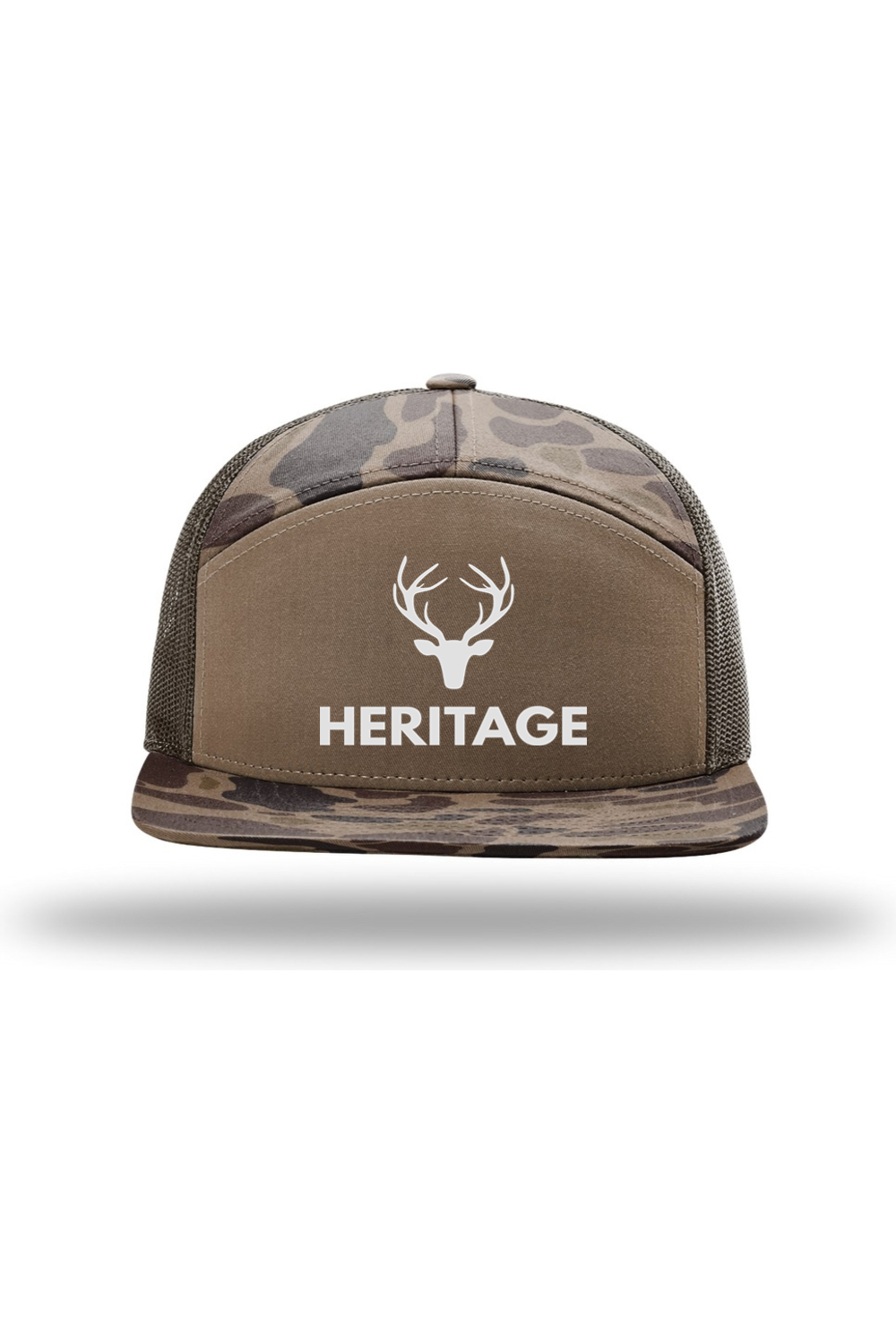 Camo 7-Panel Trucker