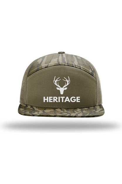 Camo 7-Panel Trucker