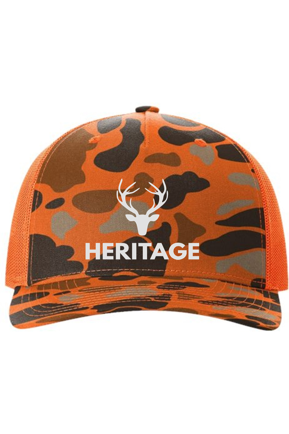 Camo 5-Panel Trucker Cap