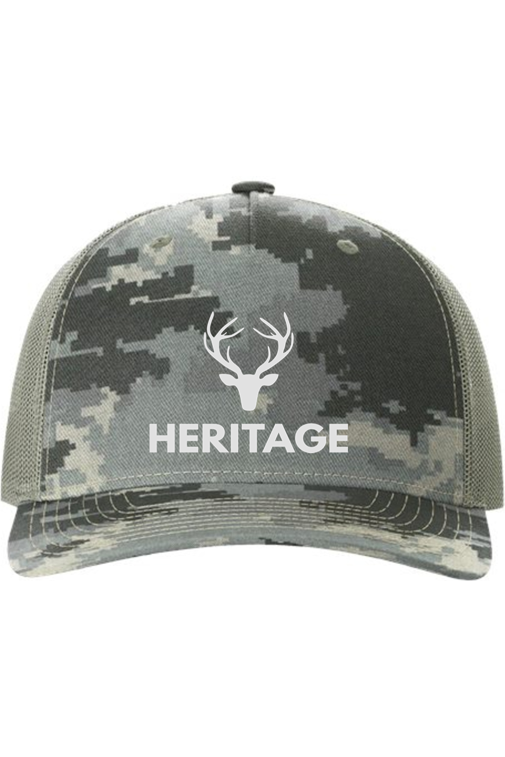 Camo 5-Panel Trucker Cap