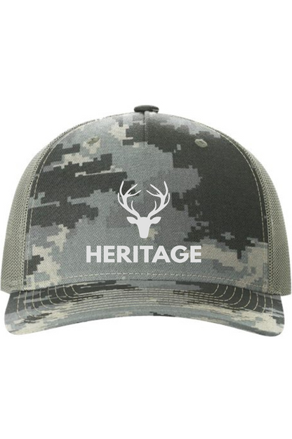 Camo 5-Panel Trucker Cap