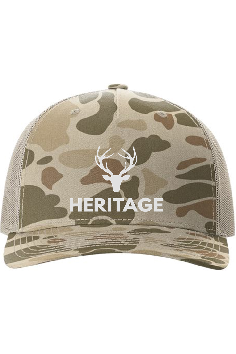 Camo 5-Panel Trucker Cap