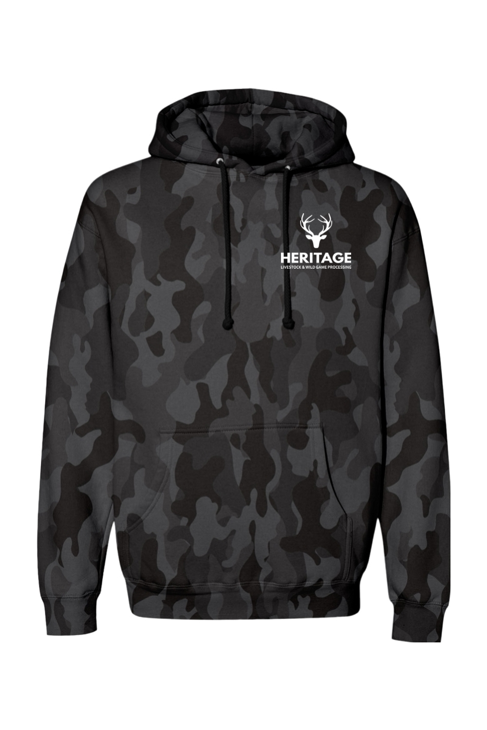 Camo Heavyweight Hooded Sweatshirt