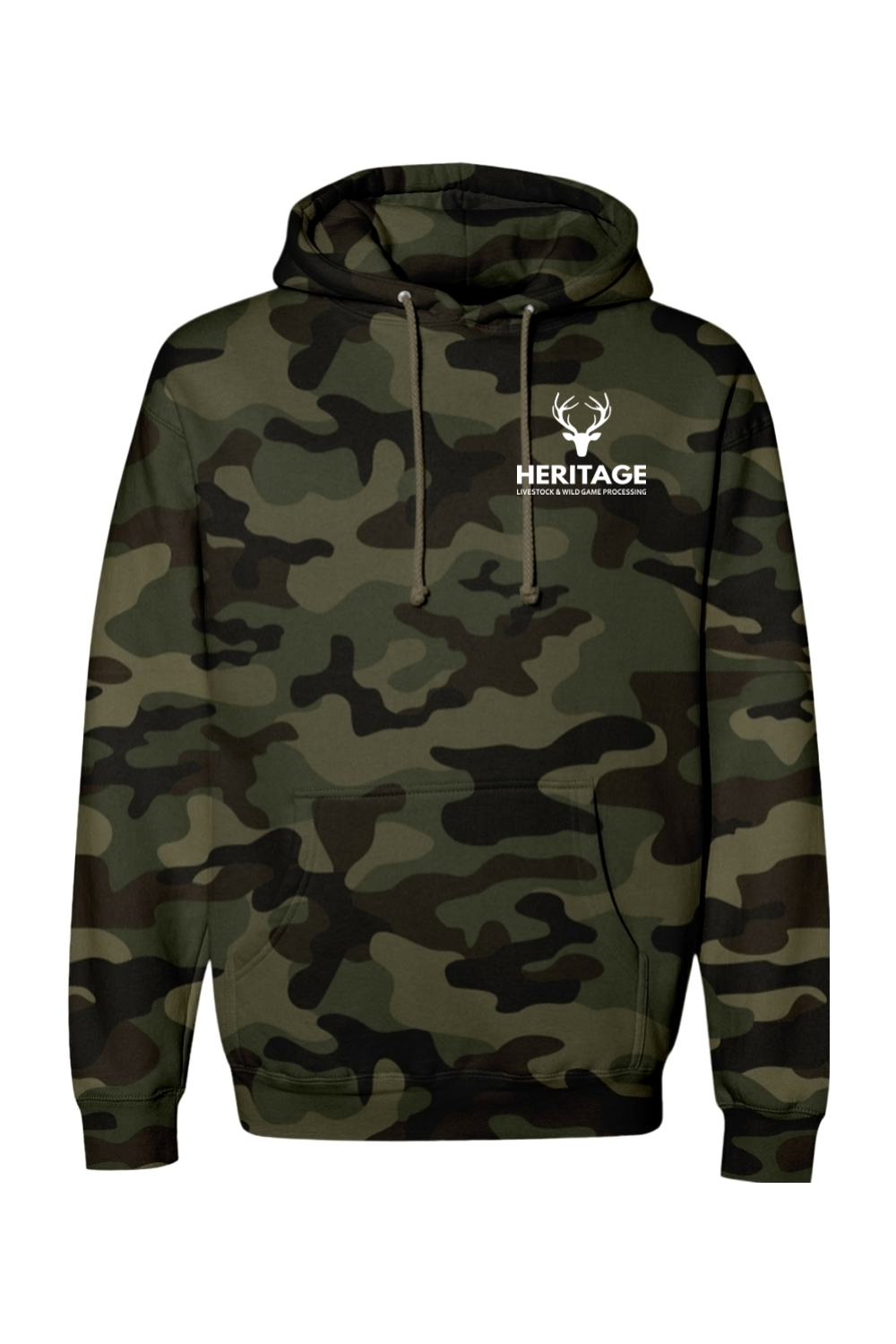 Camo Heavyweight Hooded Sweatshirt