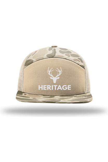 Camo 7-Panel Trucker