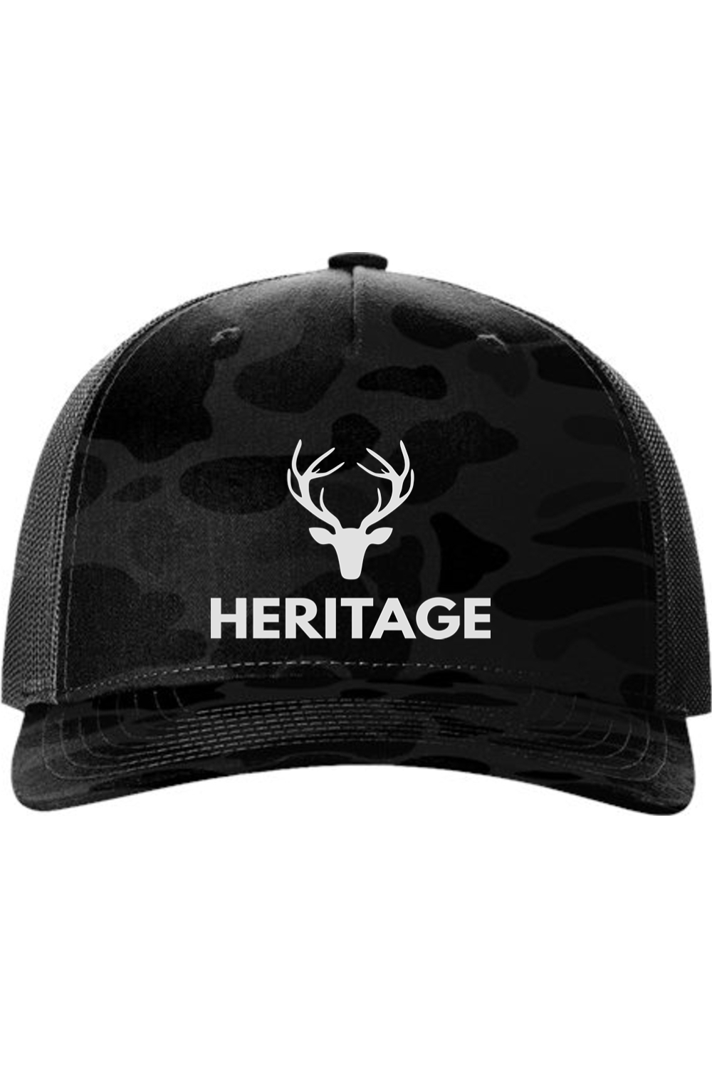 Camo 5-Panel Trucker Cap