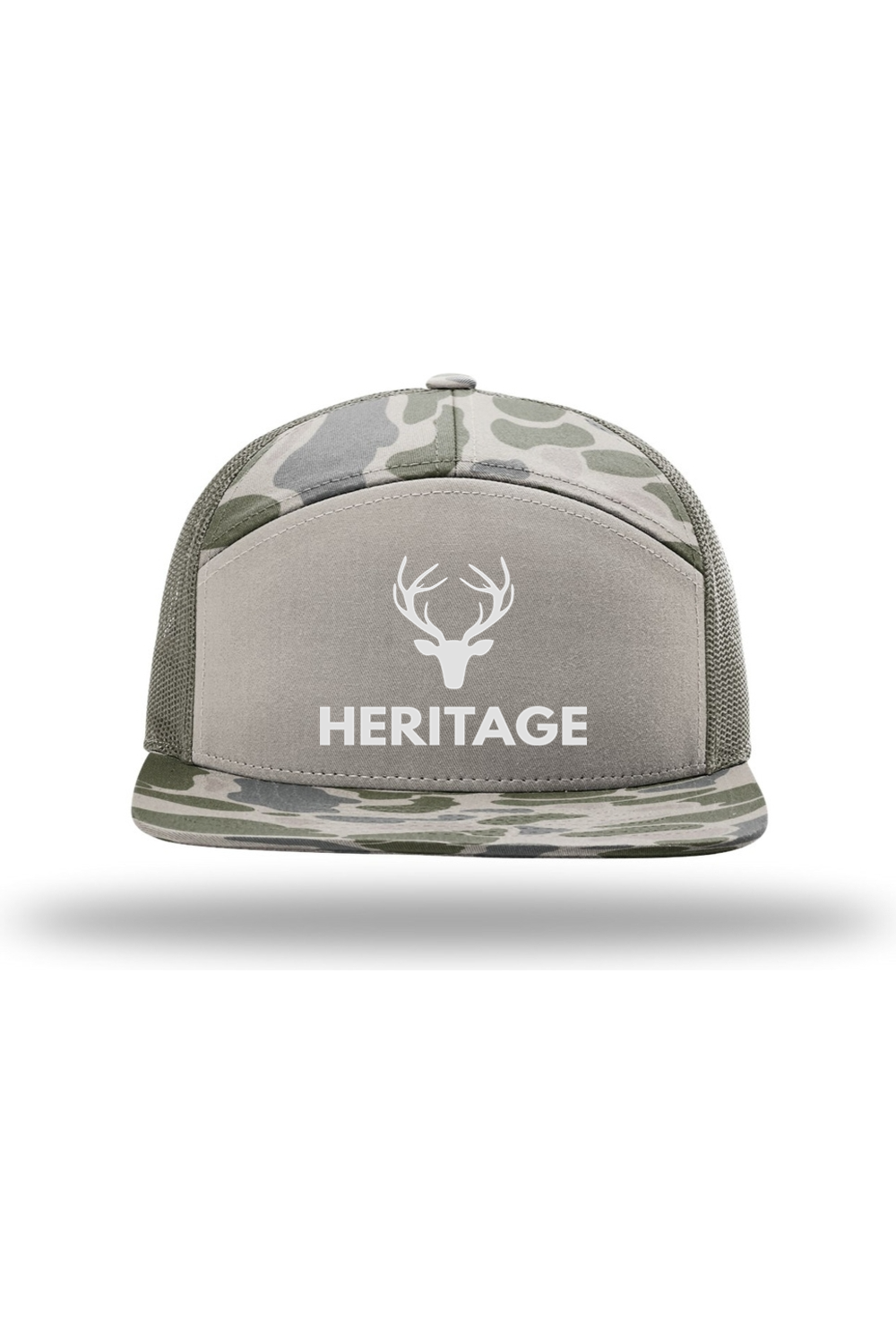 Camo 7-Panel Trucker